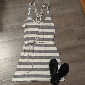 Casual light stripe dress